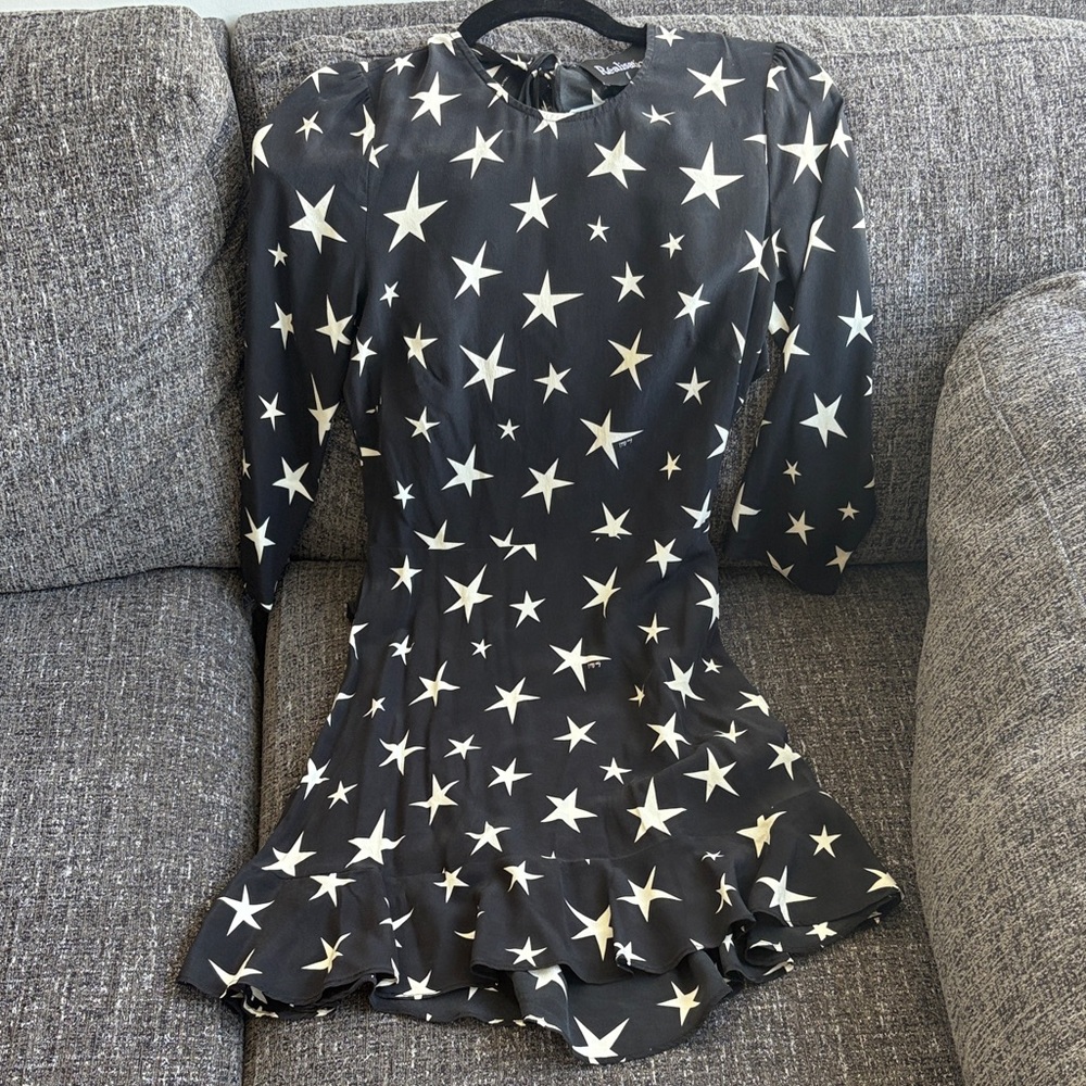 Realisation Par Goldie Star Struck Silk Dress Size XS